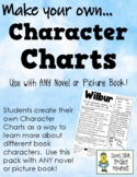 Character Chart Activity - Use on ANY Picture Book or Novel!