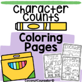 Character Counts Coloring Pages | SEL & School Counseling