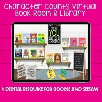 Preview of Character Counts Virtual Book Room/Digital Library
