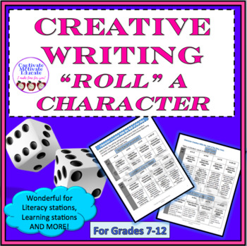 Preview of Creative Writing, games, dice, fun stuff, creative thinking, choice board