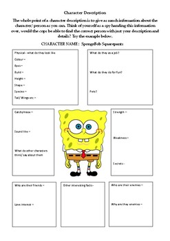 spongebob printable activities