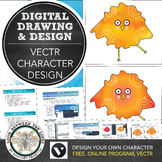 Character Design Project in Middle, High School Art, Graph