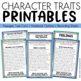 Comprehension: Character Traits 3rd, 4th, 5th Grade