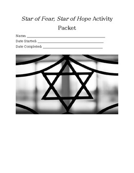 Preview of Star of Fear, Star of Hope  Activity Packet