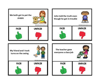 Fairness: Character Education and Social Skills Activities by Kiddie