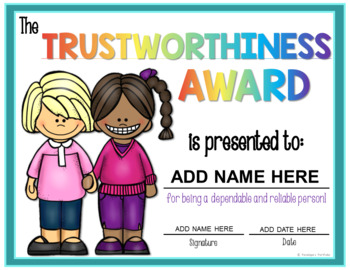 trustworthiness posters