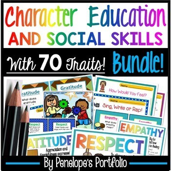 Preview of Character Ed BUNDLE / Social Skills BUNDLE - Year Long Social Emotional Learning