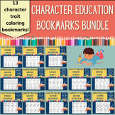 Character Education Bookmark Bundle: Coloring Activity