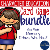 Character Education Card Games: Memory, Go Fish, and I Hav