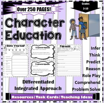 Preview of Character Education, Character Counts, Character Traits