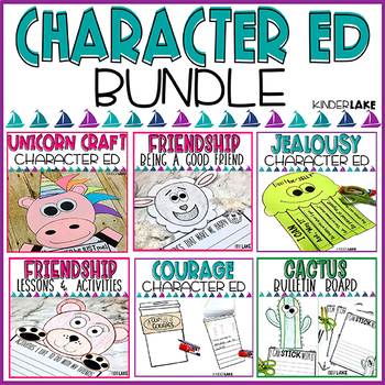 Preview of Character Education Crafts | Bundle