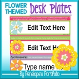 Desk Plates / Name Plates - Character Education, Editable