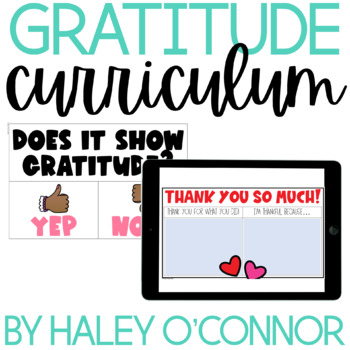 Preview of Social Emotional Learning: Gratitude {Lesson Plans and Activities}