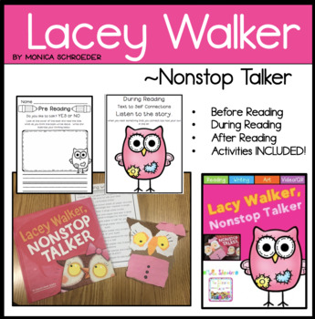 Preview of Character Education: Lacey Walker, Nonstop Talker Book Study