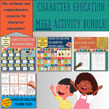 Preview of Character Education MEGA Bundle: Comprehensive Social-Emotional Resource!