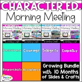 Character Education SEL Morning Meeting Lesson Slides Kind