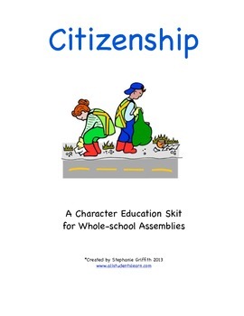 Preview of Character Education Package--CITIZENSHIP--Skit and Activities Included