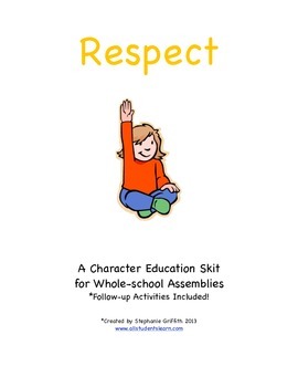 Preview of Character Education Package--RESPECT--Skit and Activities Included
