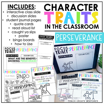 Character Education | Perseverance by Teach Create Motivate | TpT