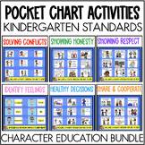 Character Education Pocket Chart Activities Bundle Kinderg