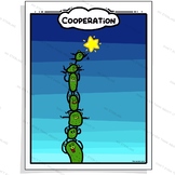 Character Education Poster - COOPERATION