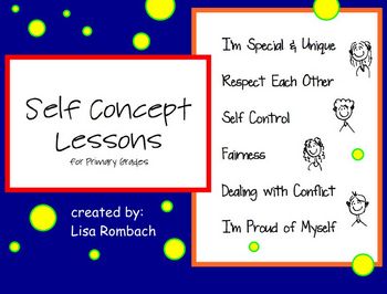 Character Education Self Concept SmartBoard Lessons by Lisa Rombach