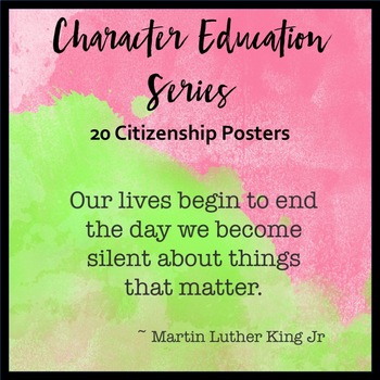 Preview of Character Education Series - Citizenship