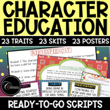 Character Education Skits and Posters BUNDLE (23 TRAITS)