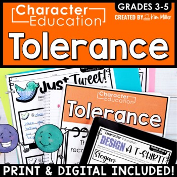 Preview of Character Education Social Emotional Learning Activities Social Skills Tolerance