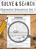 Character Education | SEL | Solve and Search Set 1