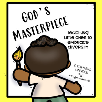 Preview of Character Education on Diversity: Color-N-Read Mini Book