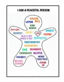 Character Education -The Peaceable Being Poster 3rd-5th grade