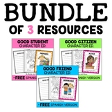 Character Education Bundle + FREE Spanish