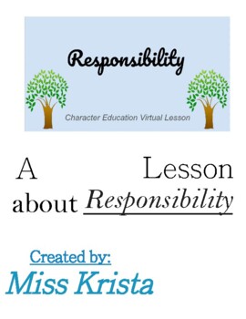 Preview of Character Education: Virtual Counseling Lesson