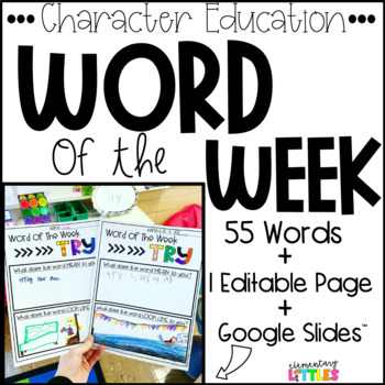 Preview of Character Education Word of the Week