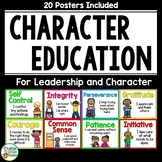 Character Education and Leadership Activities Posters for 