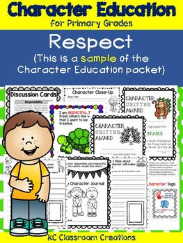 Preview of Character Education for Primary Grades (Respect) - FREE SAMPLE!