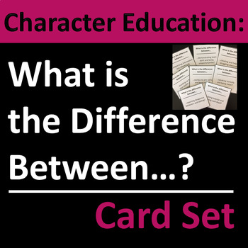 Preview of Character Education or Homeroom or Life Skills Group Activity or Writing Prompts