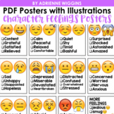 Character Feeling Posters with Emojis - PDF