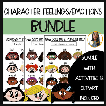 Preview of Character Feelings/Emotions Bundle