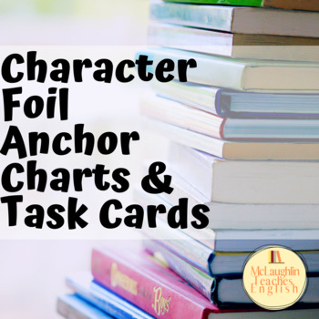 Preview of Character Foils Anchor Charts for High School English
