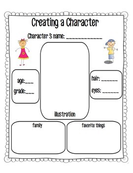 Character Graphic Organizer by Teachers Helping Teachers | TpT