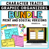 Character Graphic Organizers Bundle: Printable and Digital