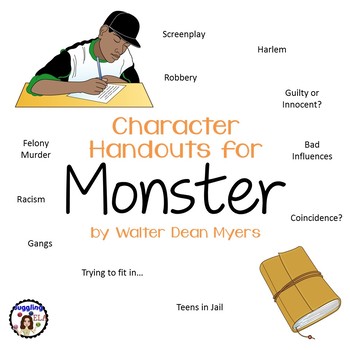 monster walter dean myers characters