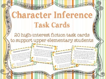 Preview of Character Inference Task Cards