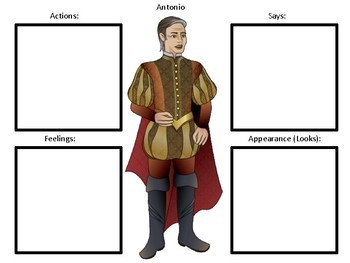 characteristics of antonio in merchant of venice