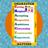 Character Matters Poster | Classroom Decor
