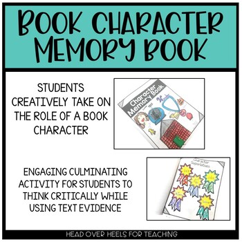 Preview of Character Memory Book {Book Report}