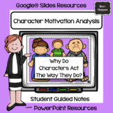 Character Motivation Analysis Introduction Mini-Unit