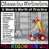 Character Motivation Lesson, Practice & Assessment